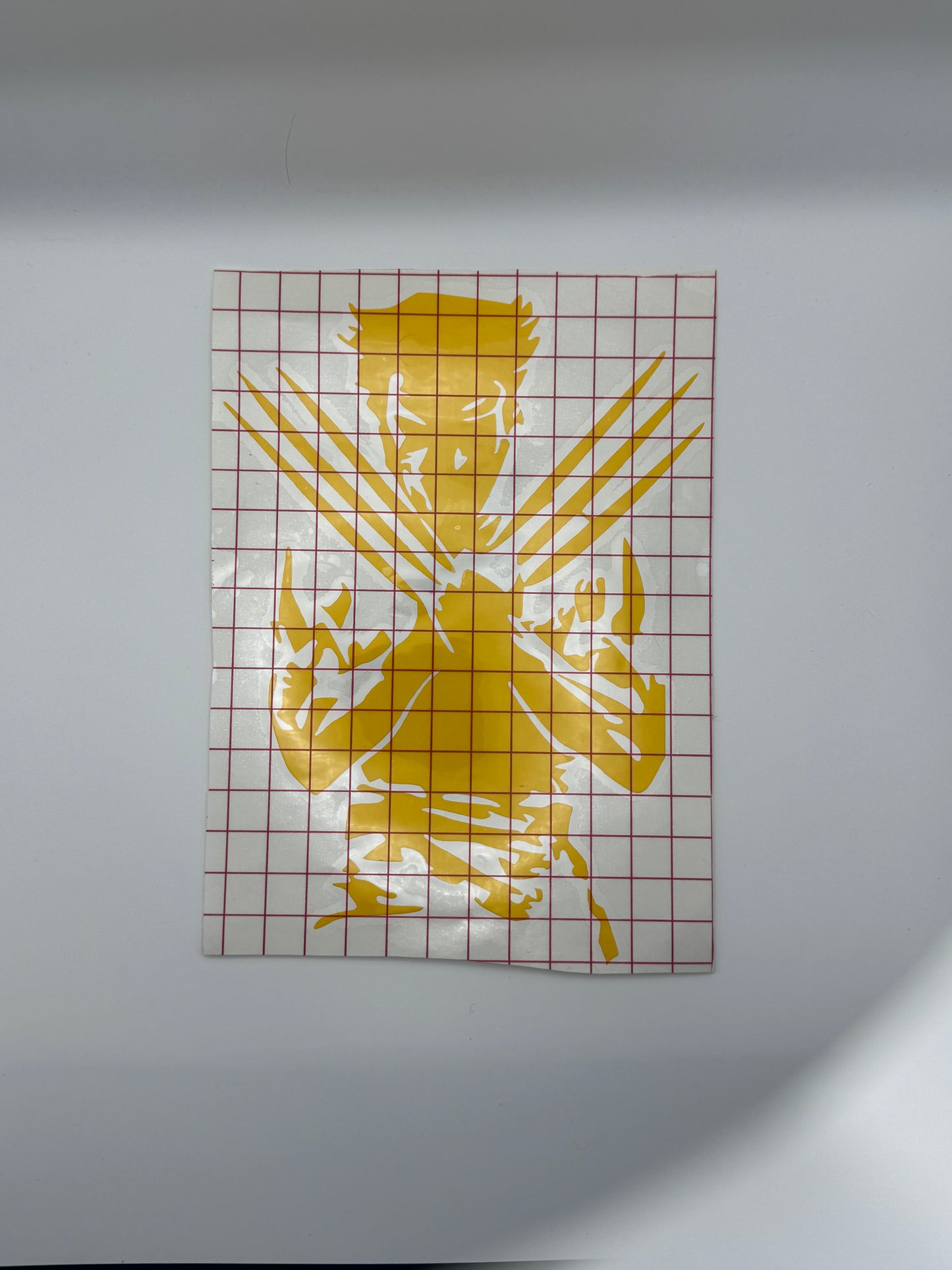 Wolverine decal - yellow