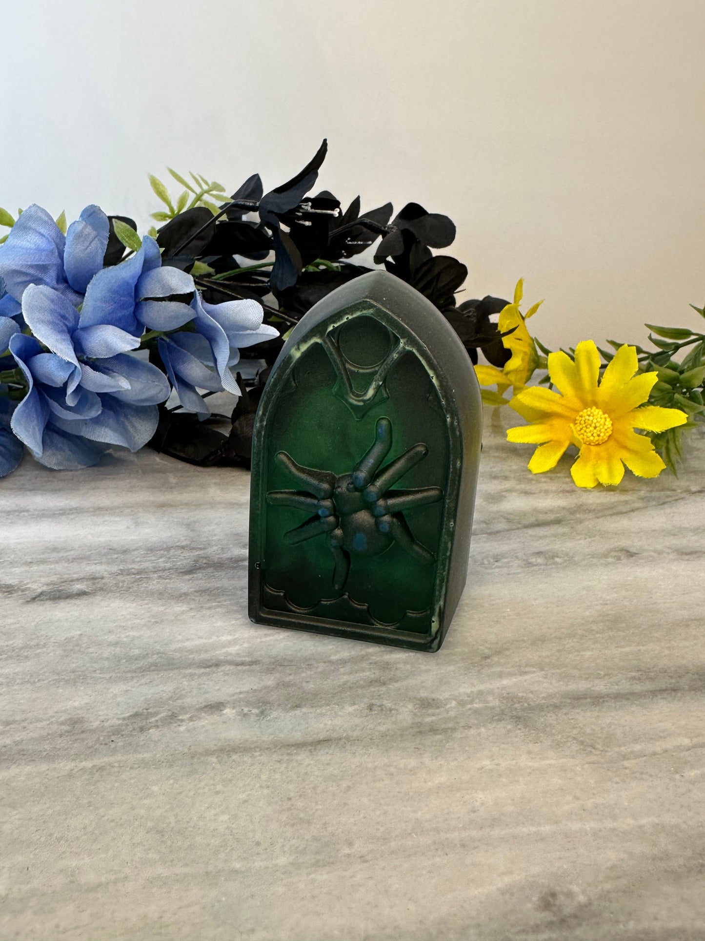 Resin Tombstone Decor #1 - Handmade Gothic Accent | Halloween & Year-Round Spooky Decor