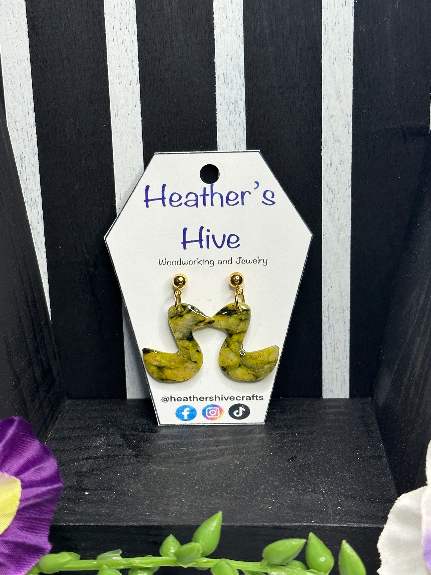 Ducky earrings-g