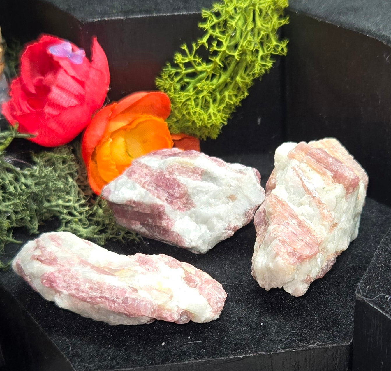 Pink Tourmaline Cluster