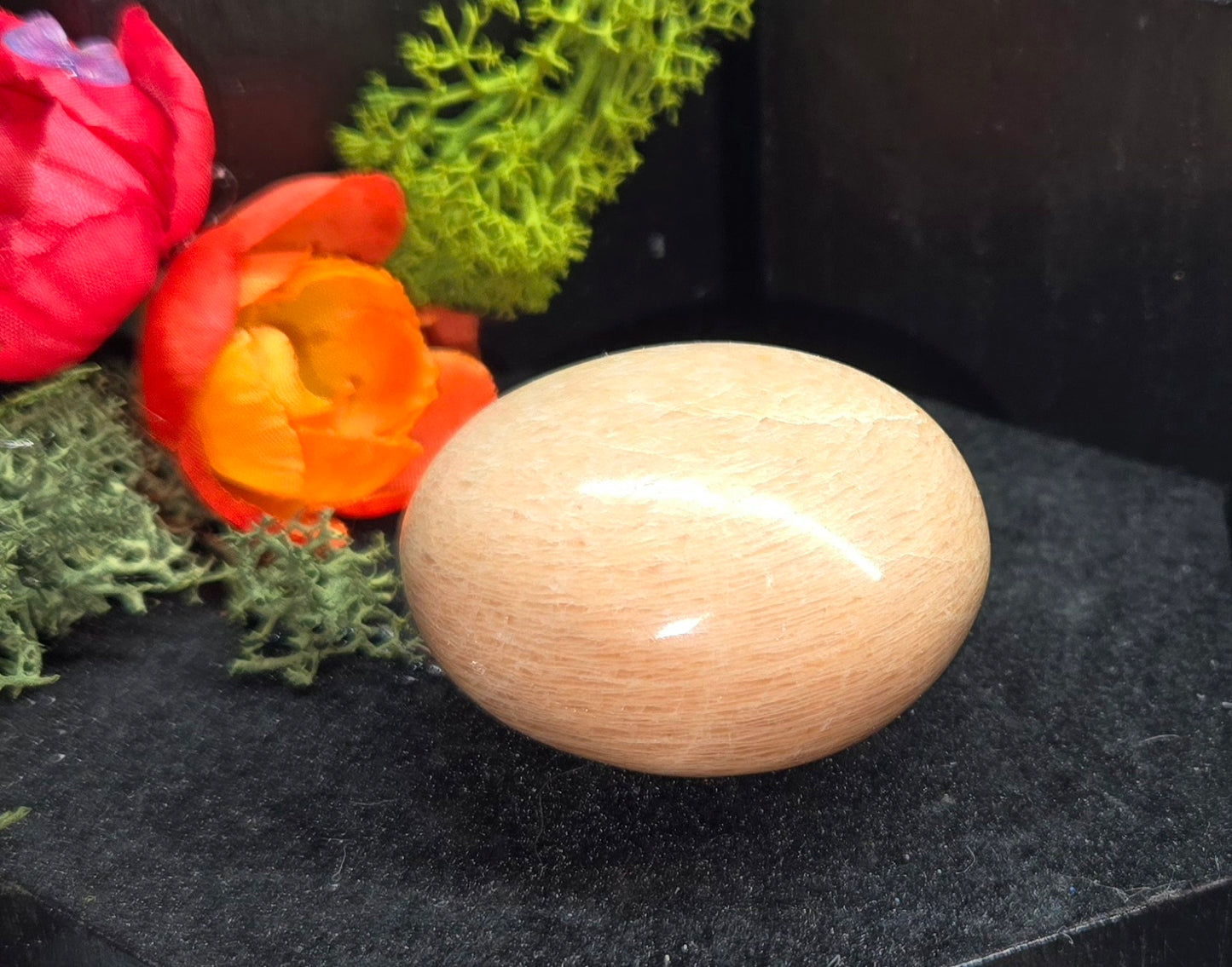 Peach Moonstone Crystal - Natural Raw Stone | Love & Emotional Healing Energy