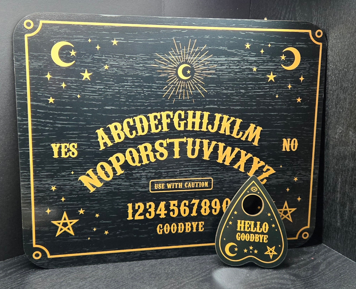 Black Spirit Board - Talking Board for Divination | Metaphysical Spiritual Tool