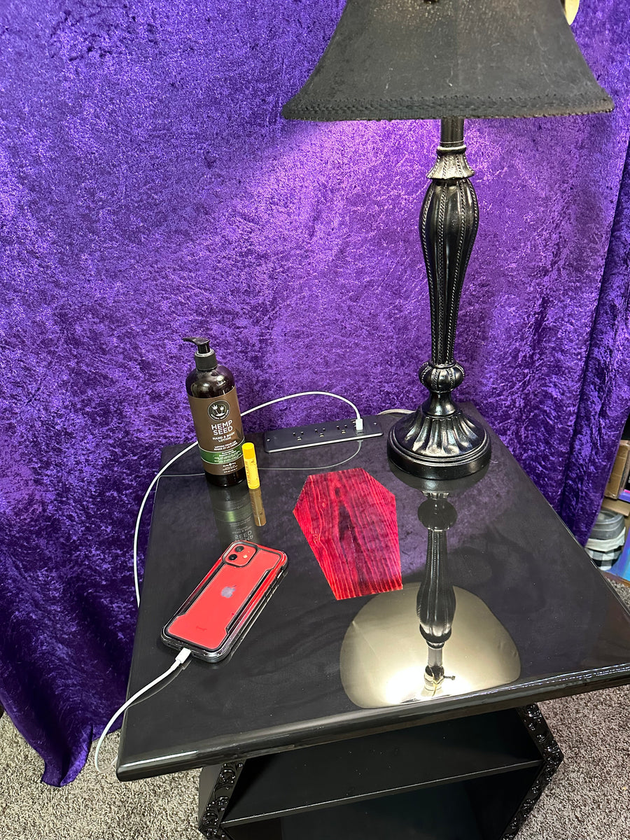 Coffin nightstands