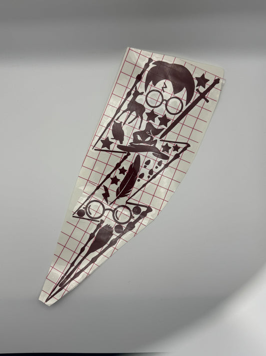 Harry Potter decal - maroon