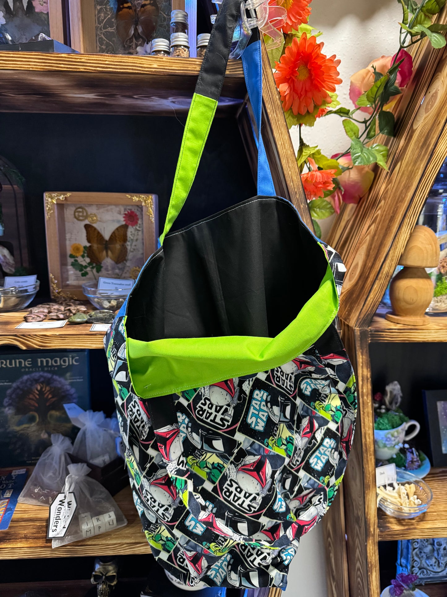 Large star wars theme tote bag