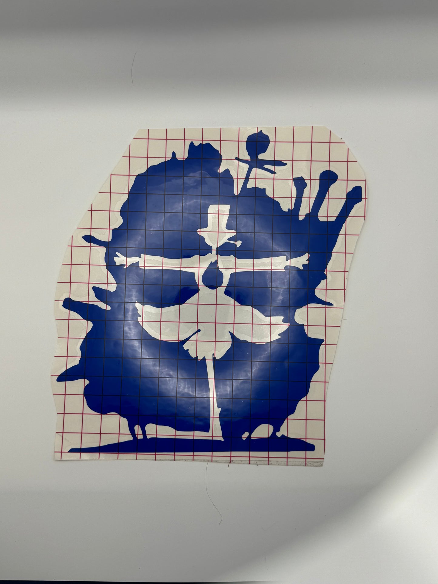 Howls Moving Castle decal - blue