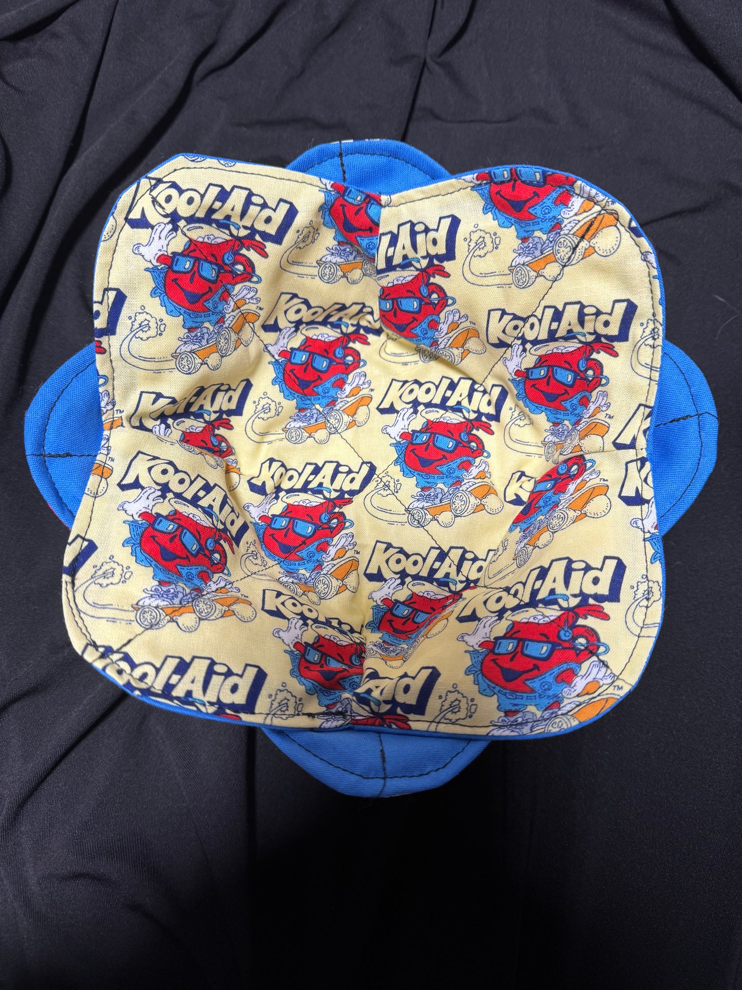 Kool-Aid Reversible Bowl Cozy - Microwave Safe Cotton Bowl Holder | Retro Kitchen Decor