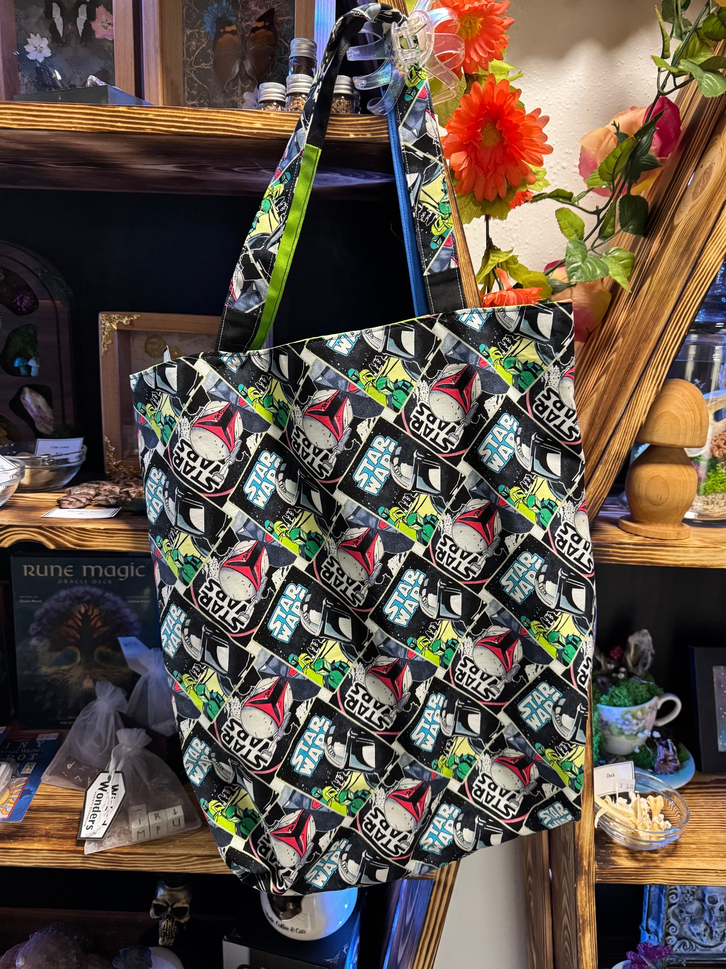 Large star wars theme tote bag
