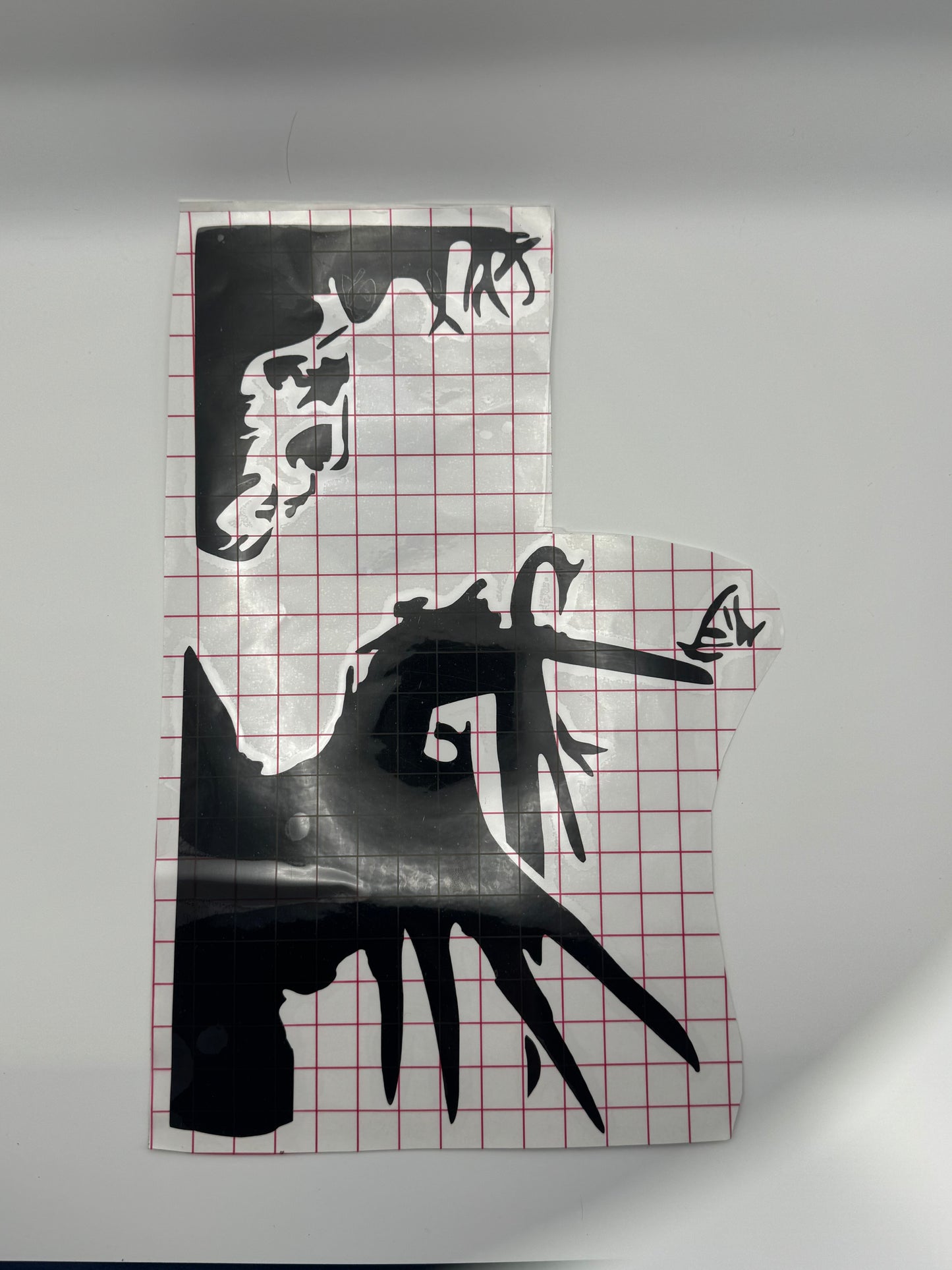 Edward Scissorhands decal - black