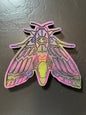 Moth Wall Art - CNC Carved & Painted Hardwood | Nature Home Decor