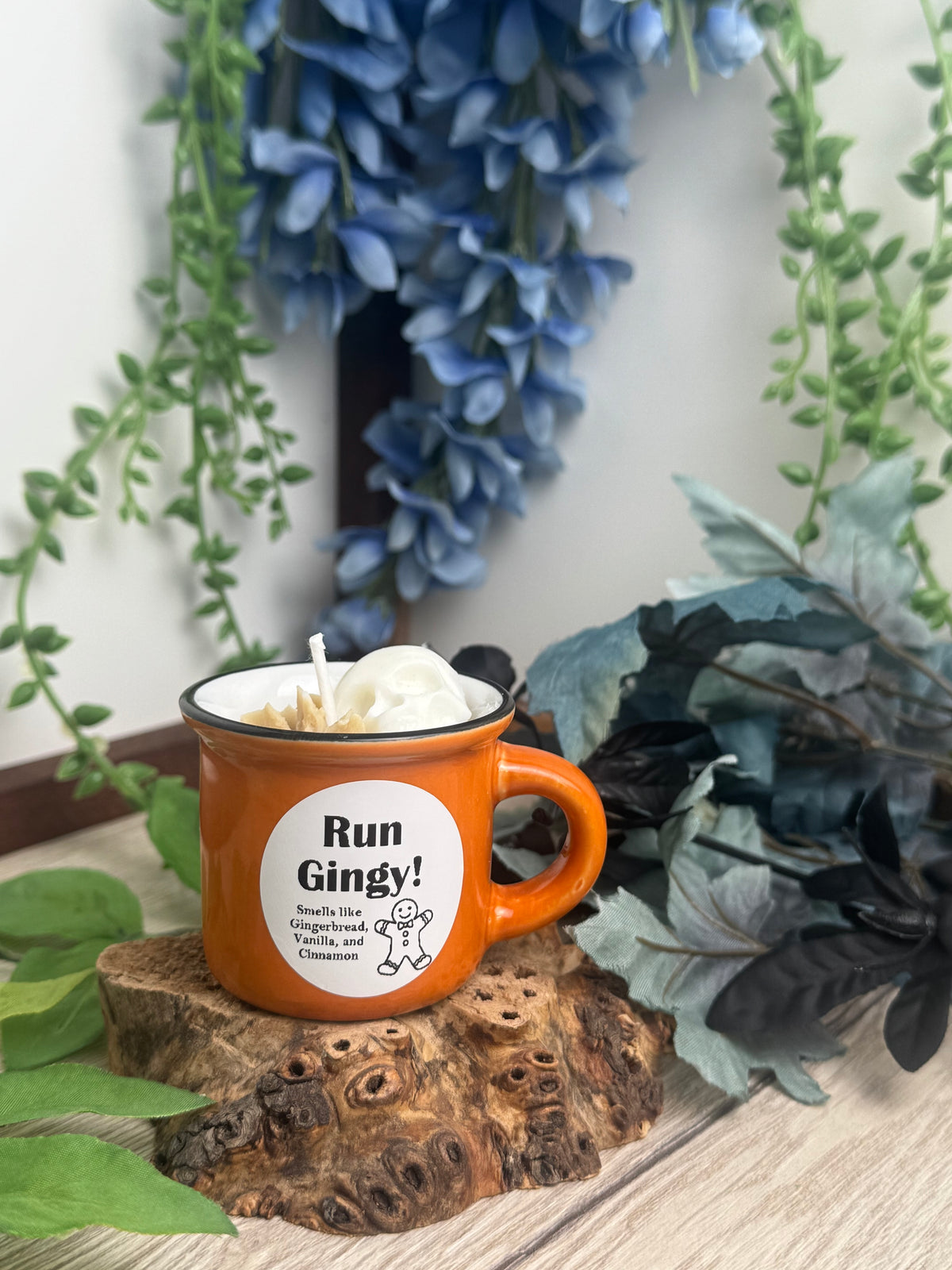 Run Gingy! in orange mug- scented candle