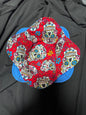 Sugar Skull Reversible Bowl Cozy - Microwave Safe Cotton Bowl Holder | Day of the Dead Kitchen