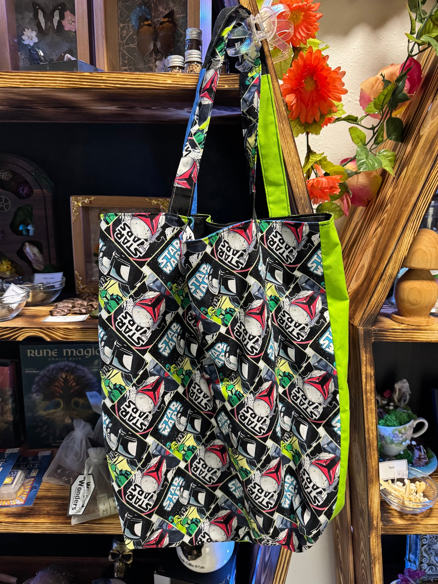 Large star wars theme tote bag