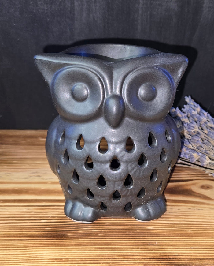 Owl Oil Burner - Wax Melt & Essential Oil Tealight Warmer | Aromatherapy Decor