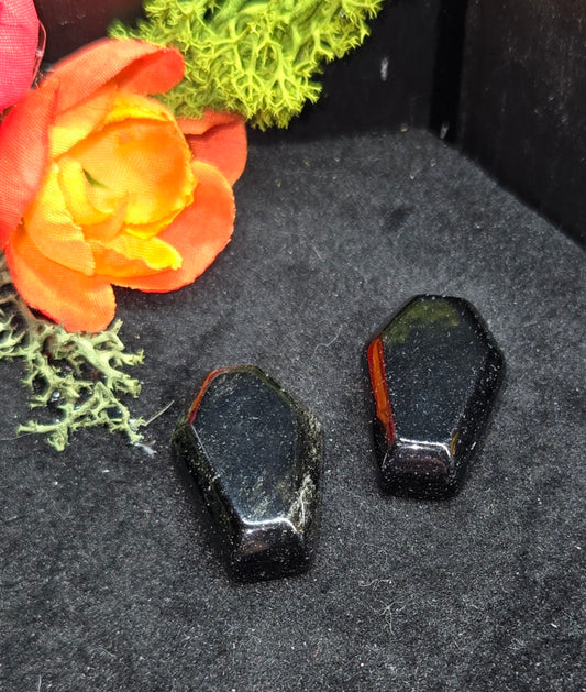 Obsidian coffins