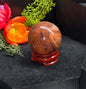 Red Banded Agate Sphere