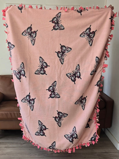 Butterfly tied blanket - Oddity Shelf and Gift Box Find