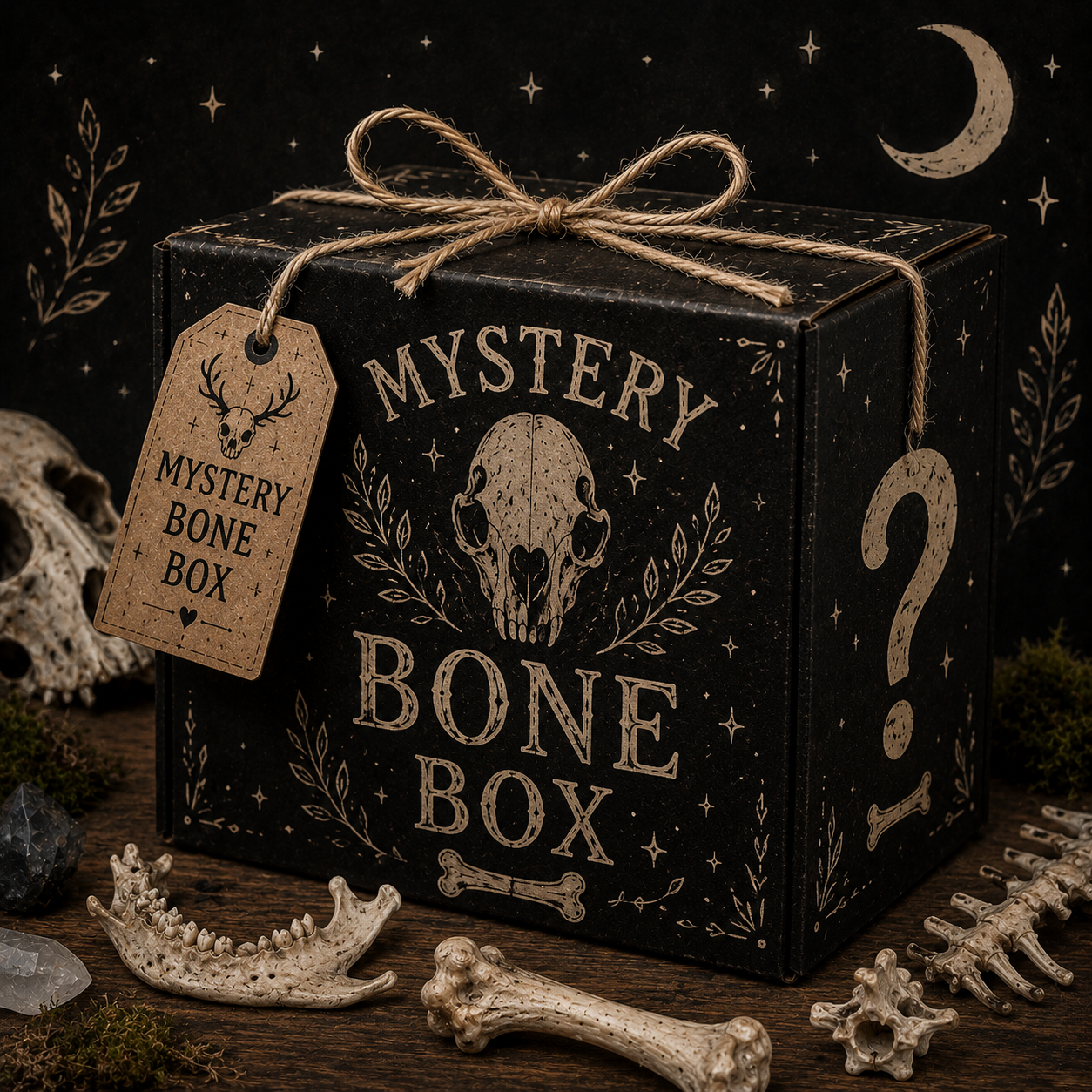 Mystery bone box $40